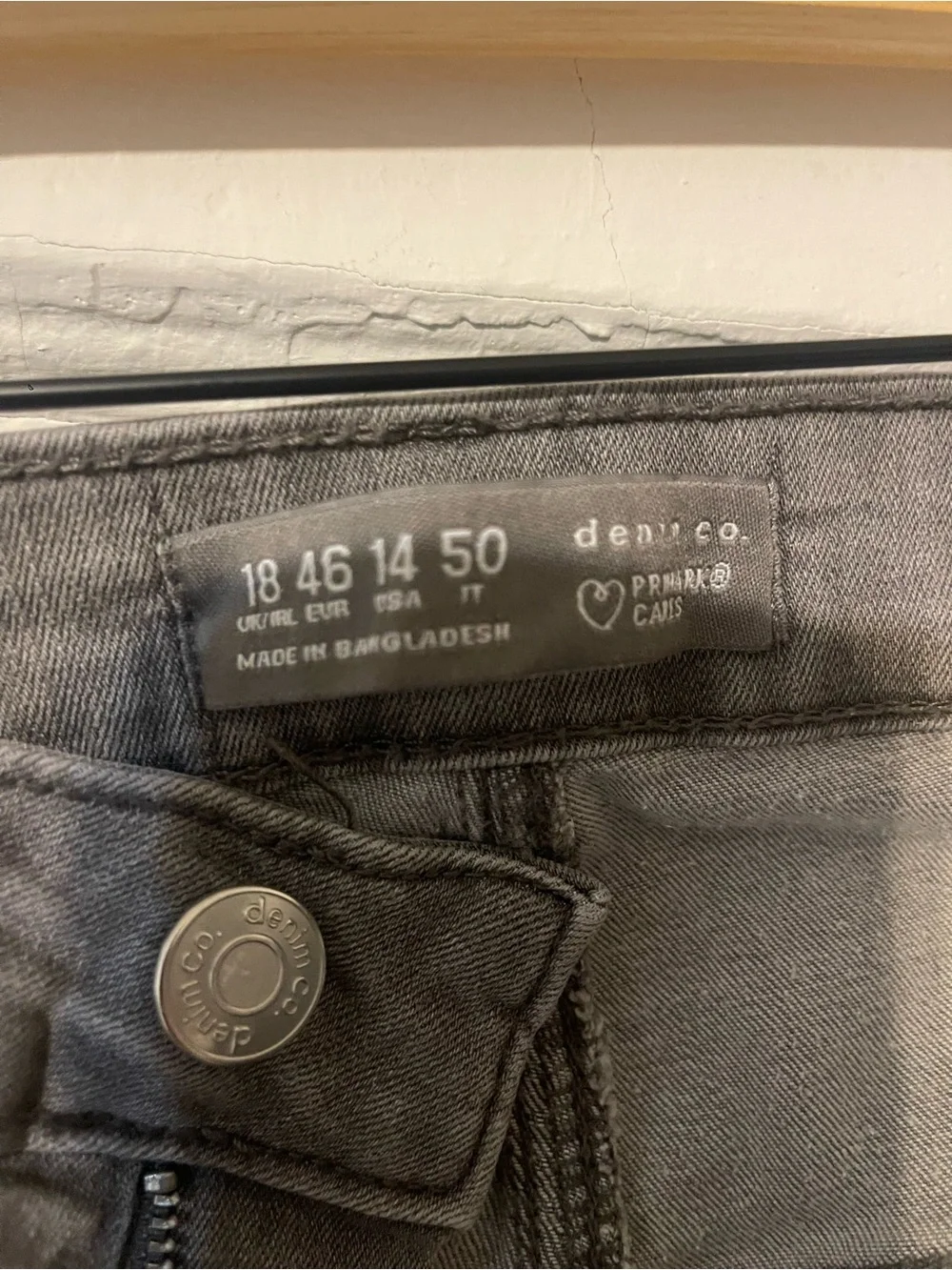 Primark Gray Flare Jeans - Wide Leg High Rise